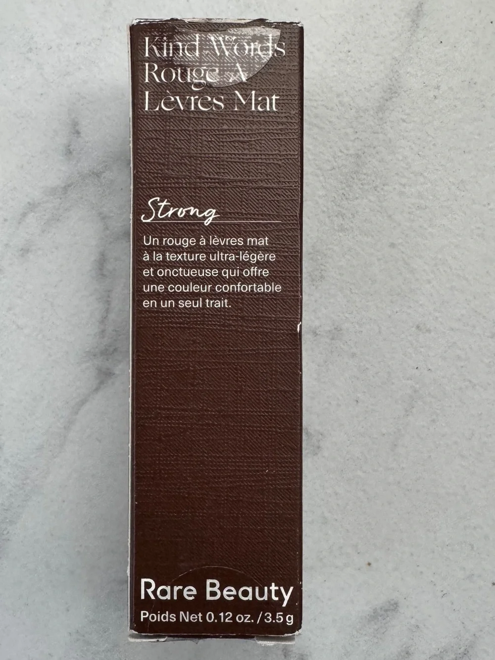 RARE BEAUTY KIND WORDS MATTE LIPSTICK;—STRONG